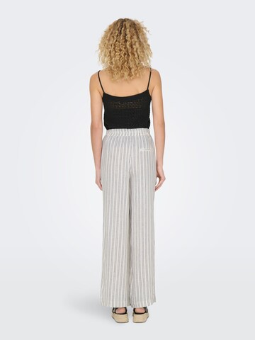 ONLY Wide leg Broek 'Tokyo' in Wit