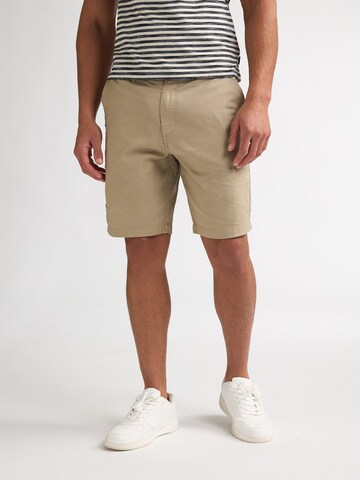 Petrol Industries Regularen Hlače | rjava barva: sprednja stran