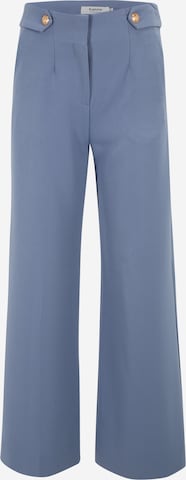 Wide Leg Pantalon à plis 'ESTALE' b.young en bleu : devant