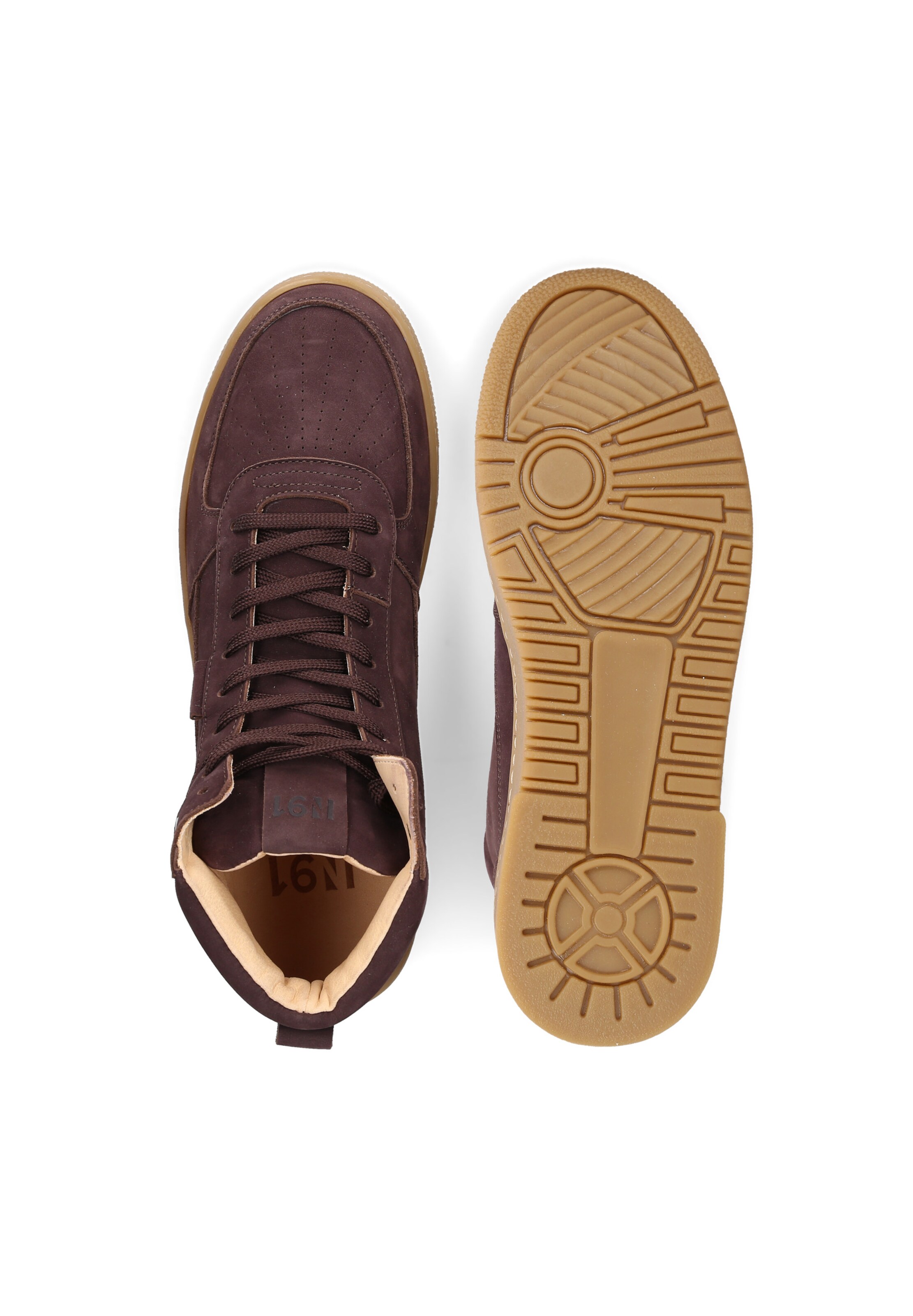 N91 Platform trainers 'Bball Hi M AN' in Brown