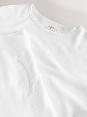 Next - Camiseta térmica en blanco