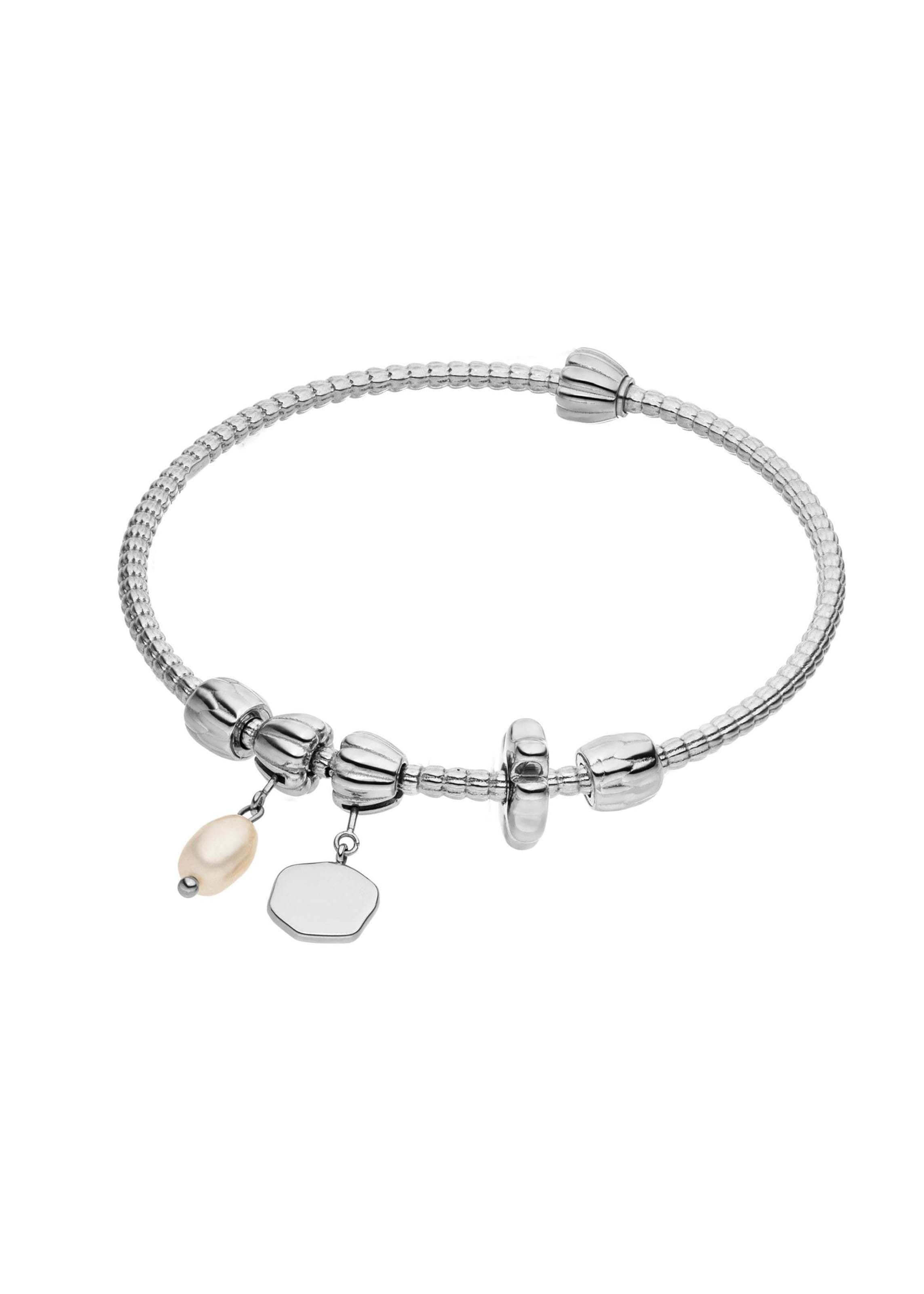 PURELEI Armband 'Lei' in Silber: Vorderseite