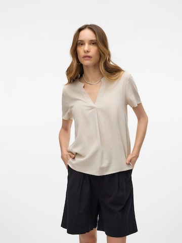 VERO MODA Blouse 'VMMYMILO' in Grijs: voorkant