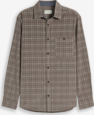 TOM TAILOR Regular Fit Hemd in Braun: Vorderseite