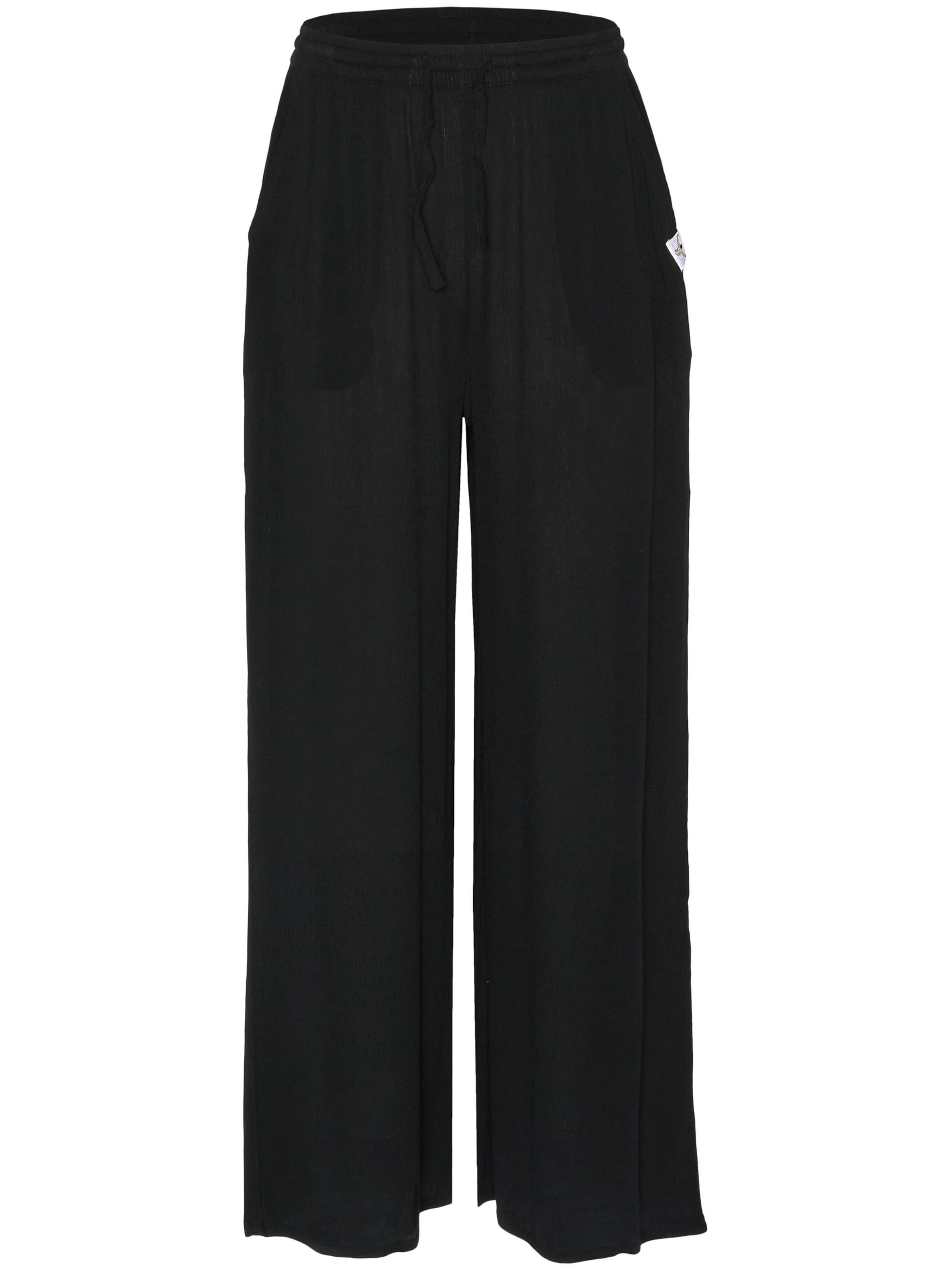 CHIEMSEE Loose fit Pants in Black: front