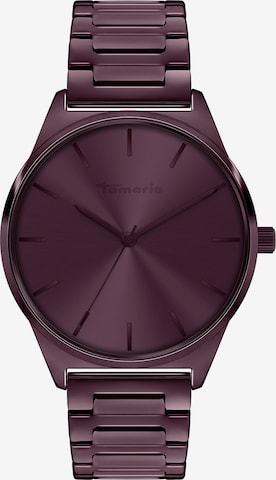 Montre à affichage analogique TAMARIS en violet : devant