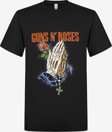 T-Shirt 'Guns' GUNS N' ROSES en noir : devant