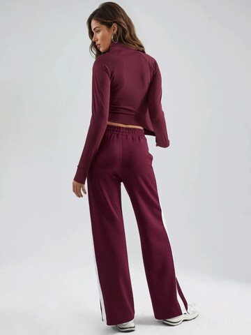 Wide leg Pantaloni di Hiccup in rosso