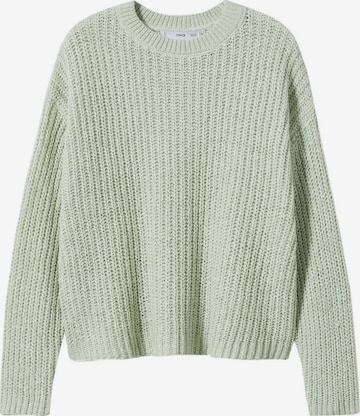MANGO Sweater 'Arandano' in Green: front