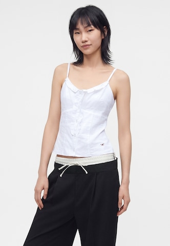 HOLLISTER Blúz 'MAY1' - fehér