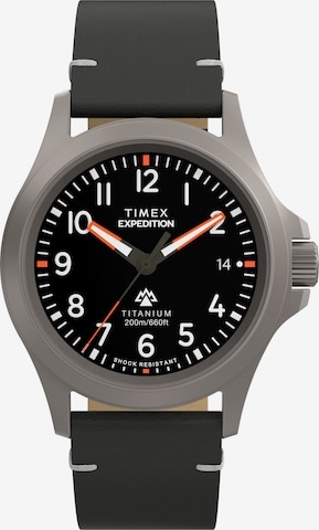 TIMEX Uhr 'Expedition Titanium' in Schwarz: Vorderseite