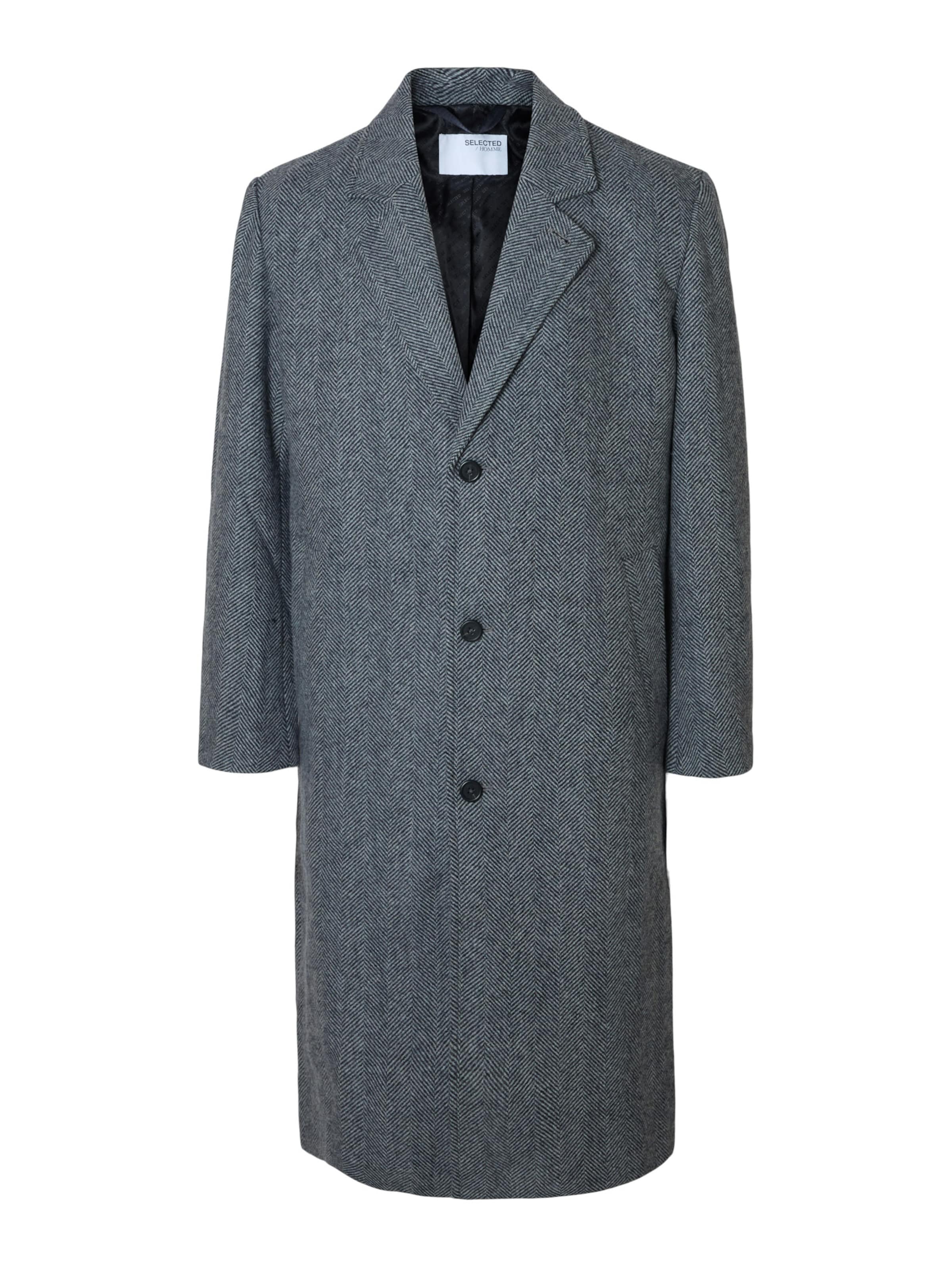 SELECTED Átmeneti kabátok 'SLHMilos' - szürke: elől