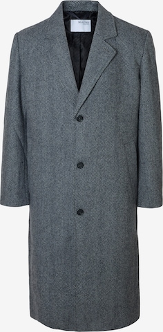 Manteau mi-saison 'SLHMILOS' SELECTED en gris : devant