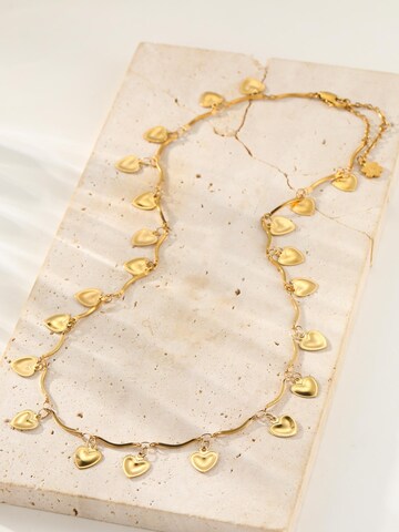 Hey Happiness Kette 'Love Heart' in Gold