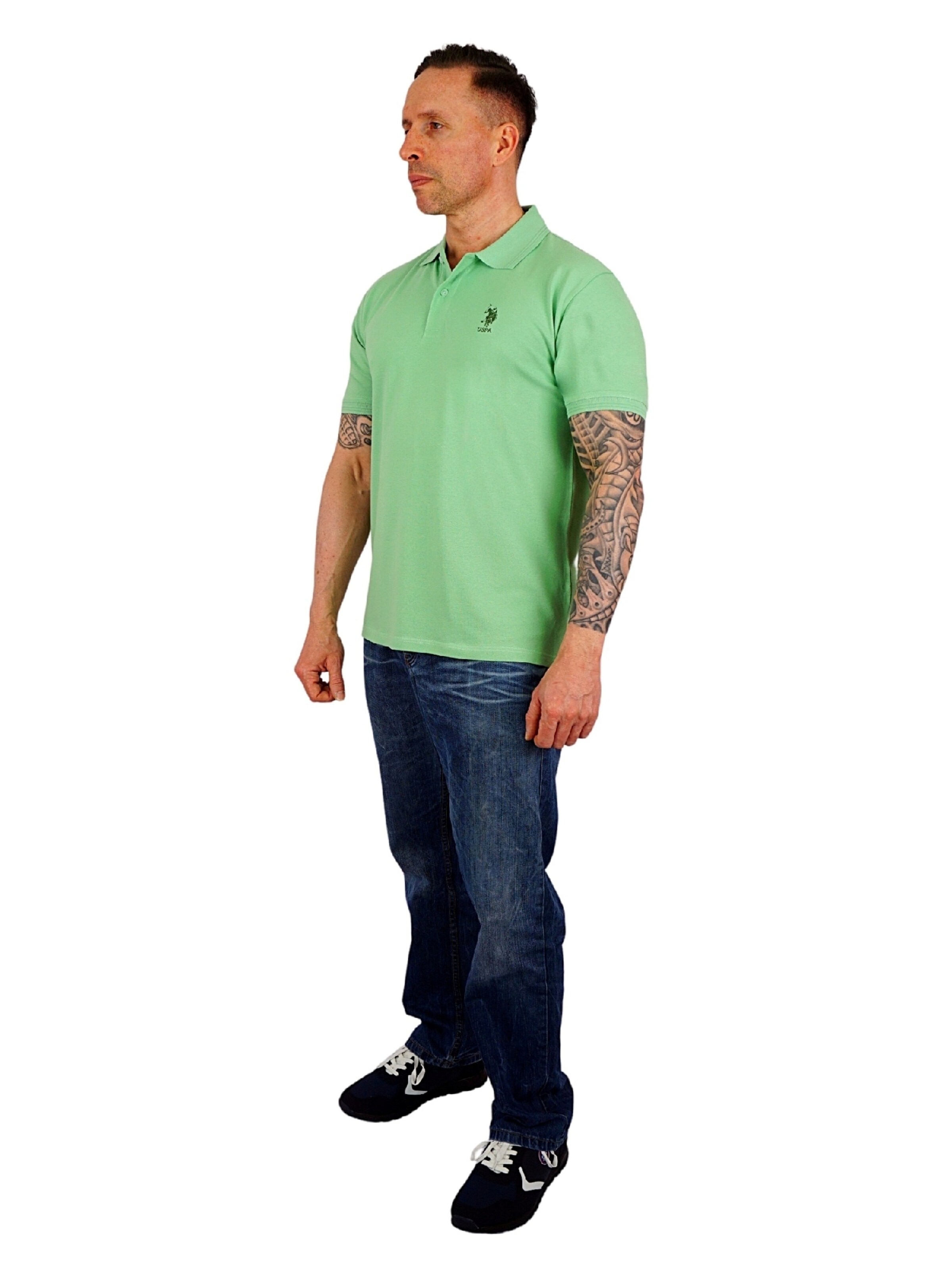 U.S. POLO ASSN. Shirt 'Axel' in Green