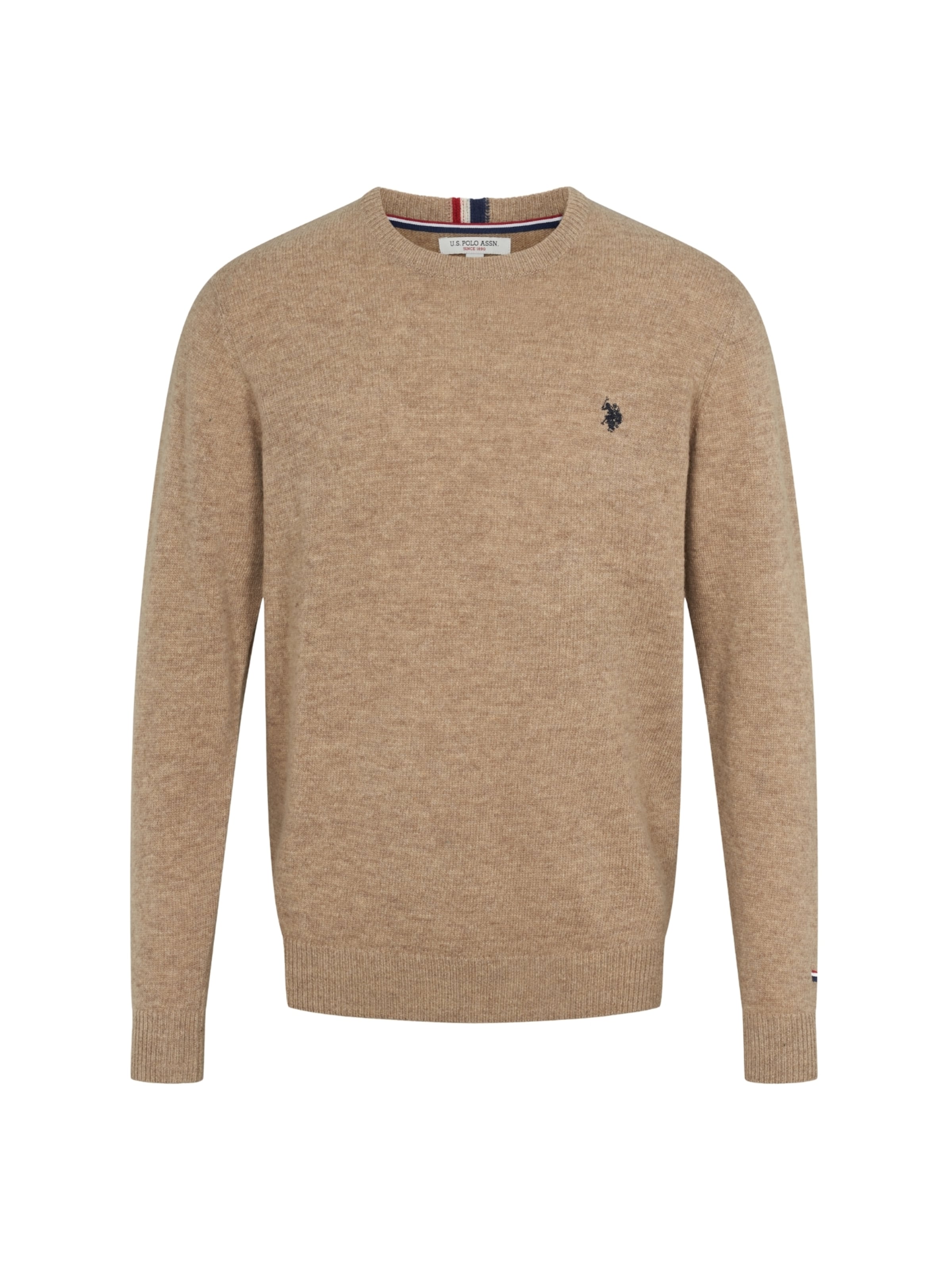 U.S. POLO ASSN. Sweater 'UMKetil' in Beige: front