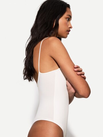 Body a maglietta di Bershka in beige