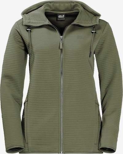 JACK WOLFSKIN Functionele fleece jas in de kleur Kaki, Productweergave