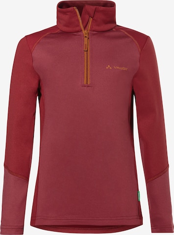 VAUDE Sports sweater 'Livigno' in Red: front