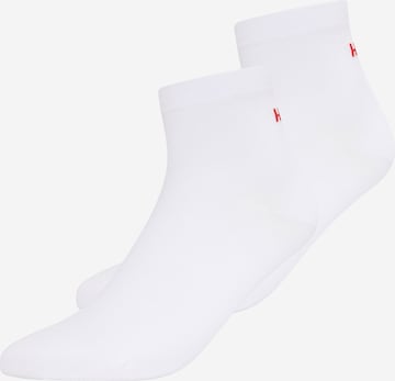 Chaussettes HUGO Red en blanc : devant