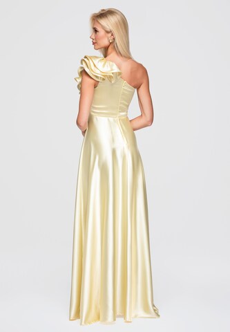 Ombre Abendkleid in Gelb