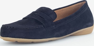 Mocassin GABOR en bleu : devant