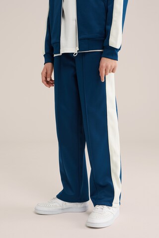 WE Fashion Szabványos Nadrág - kék: elől