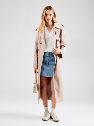 Chemisier 'ONLElva' ONLY en blanc