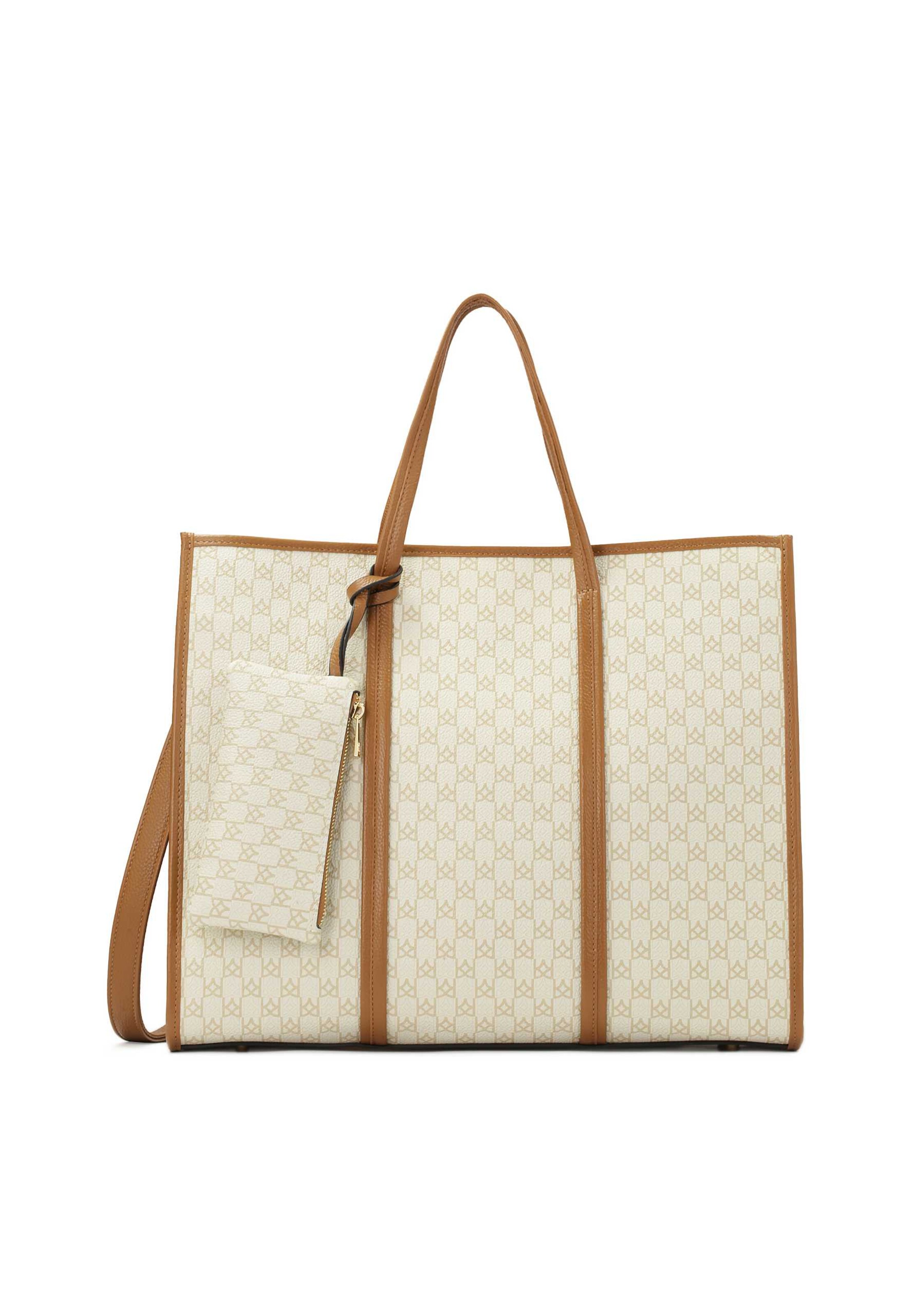 Kazar Μεγάλη τσάντα σε μπεζ: μπροστά