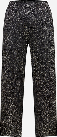 ONLY Curve Wide leg Broek 'PELLA' in Zwart: voorkant