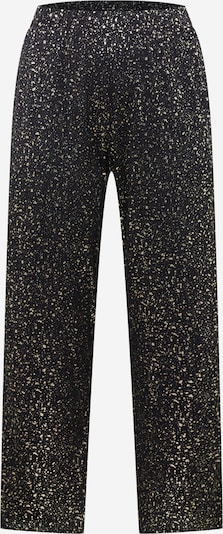 Pantaloni 'PELLA' ONLY Curve pe auriu / negru, Vizualizare produs