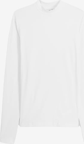 T-Shirt Bershka en blanc : devant