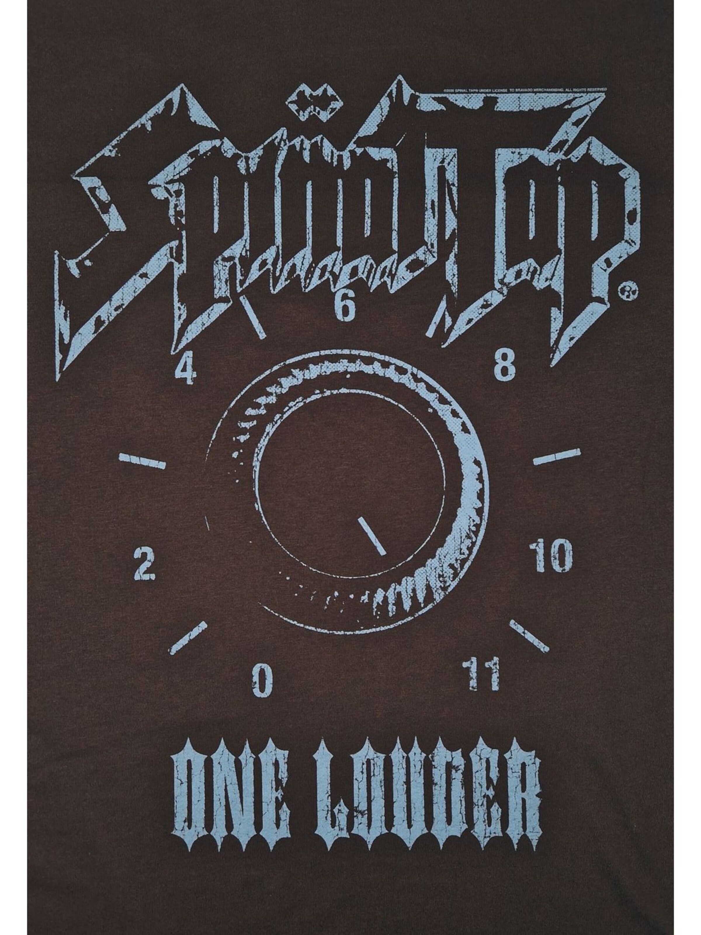 Rockshirts Koszulka 'Spinal Tap One Louder T-Shirt' w kolorze czarny