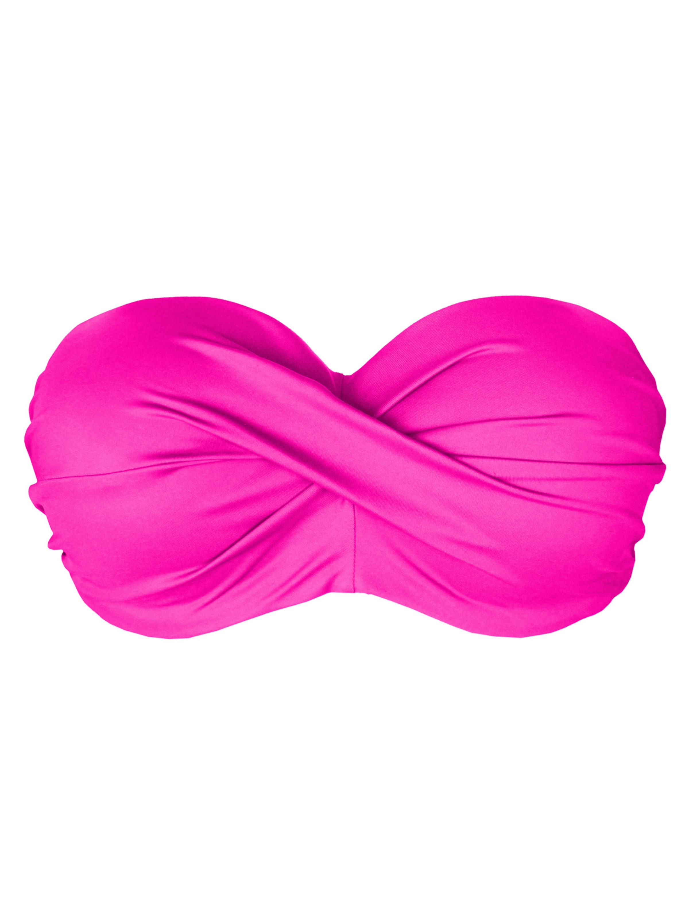 SugarShape Bandeau Bikinitop 'Monaco' in Pink: Vorderseite