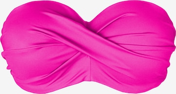 Bandeau Hauts de bikini 'Monaco' SugarShape en rose : devant