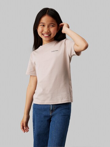 Calvin Klein Jeans Shirt in Beige: front