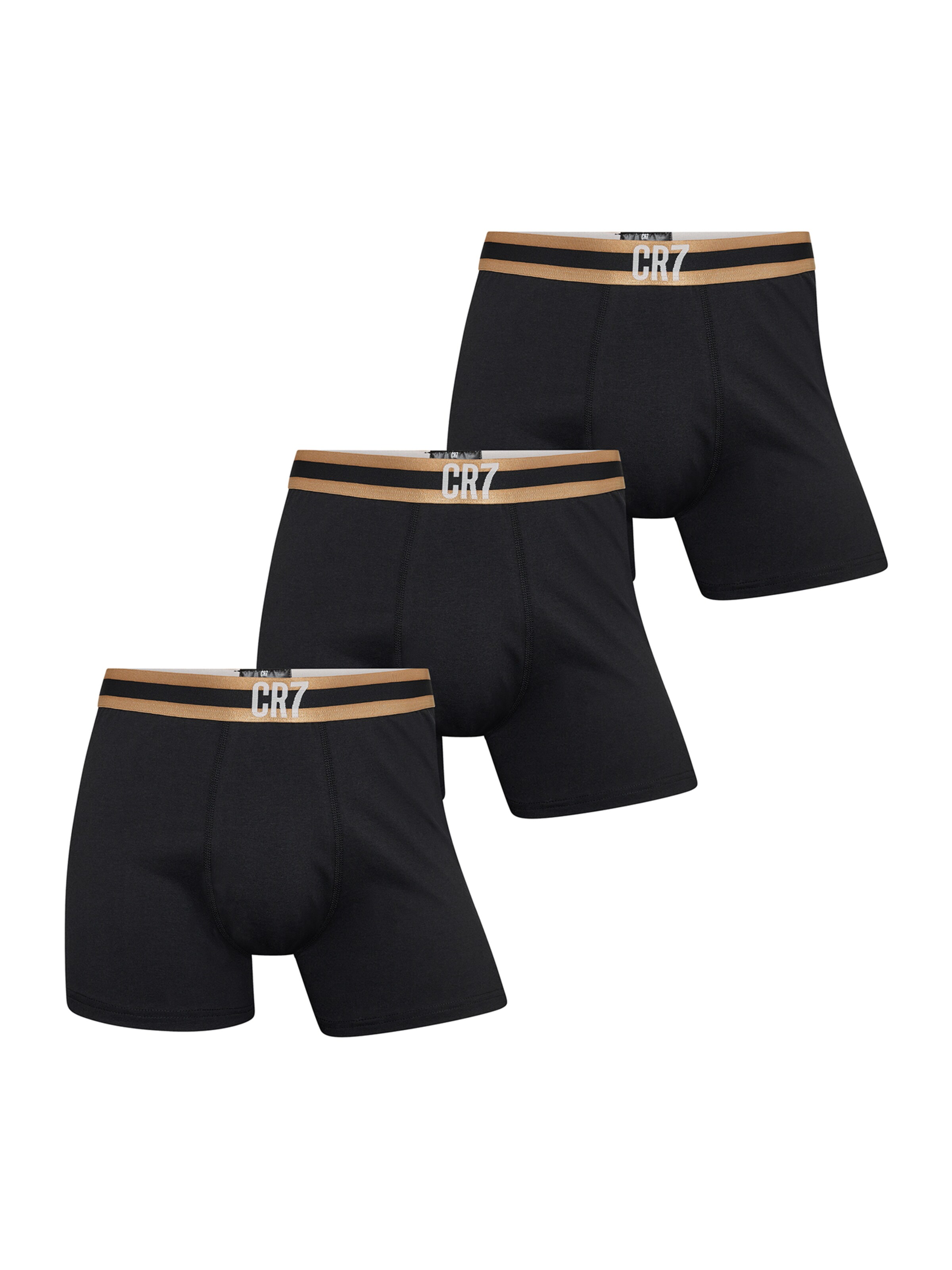 CR7 - Cristiano Ronaldo Retro Pants ' Anniversary Edition ' in Schwarz: Vorderseite