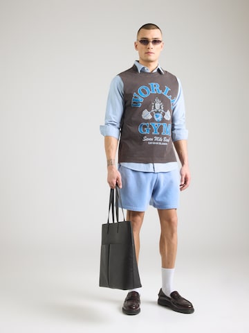 Abercrombie & Fitch Λειτουργικό μπλουζάκι σε γκρι