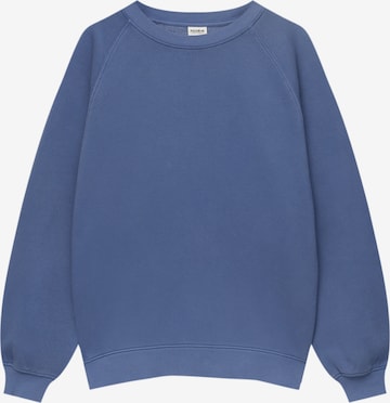 Pull&BearSweater majica - plava boja: prednji dio