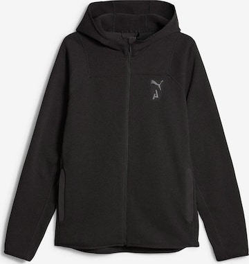 PUMA Sportsweatjacke in Schwarz: predná strana