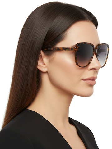 Victoria Beckham Sonnenbrille‌‌‌‌‌‌‌‌‌ in Braun: Vorderseite