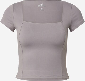 T-shirt HOLLISTER en gris : devant