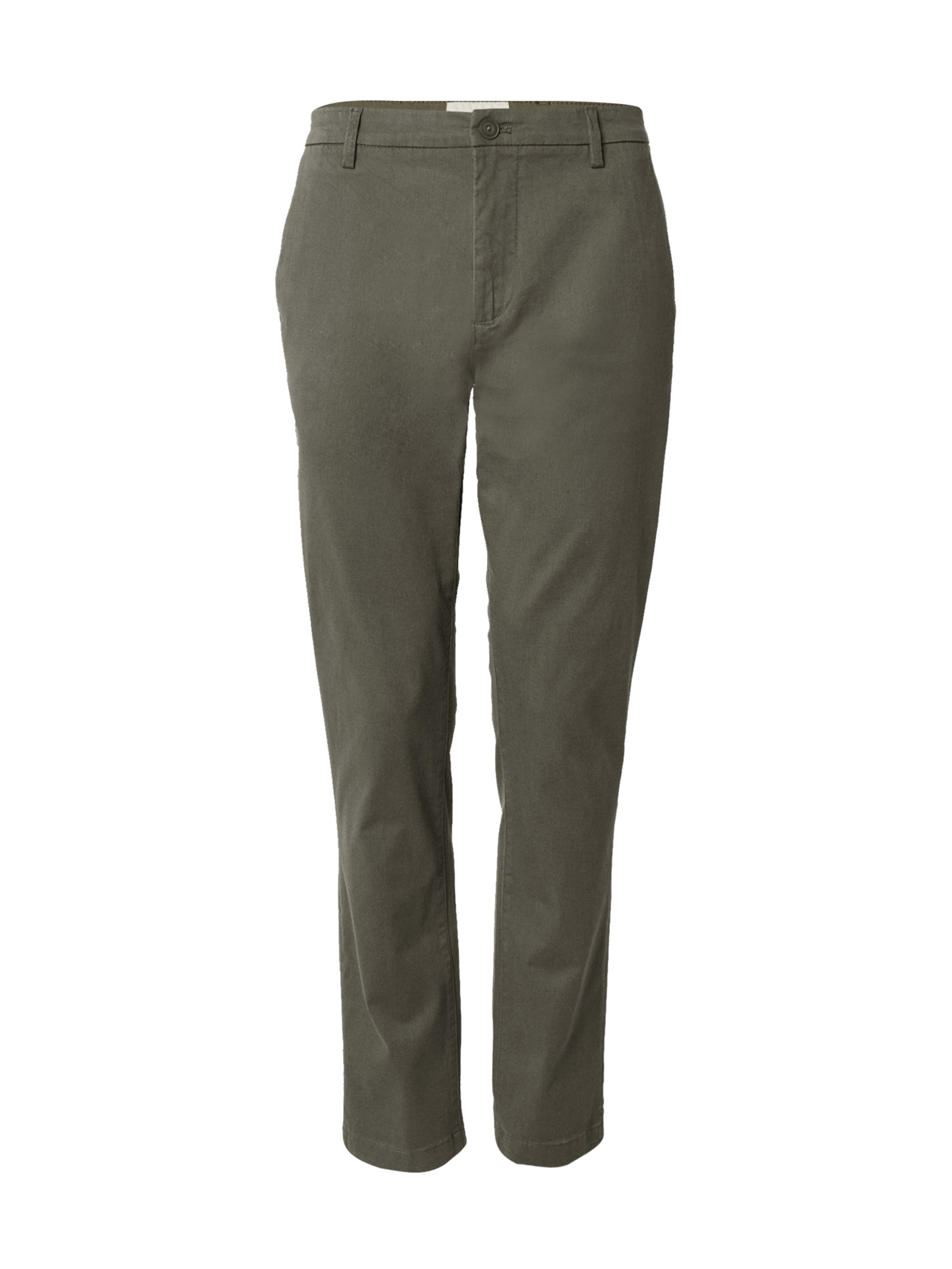 Regular Pantalon chino 'Malik' Bruun & Stengade en vert : devant