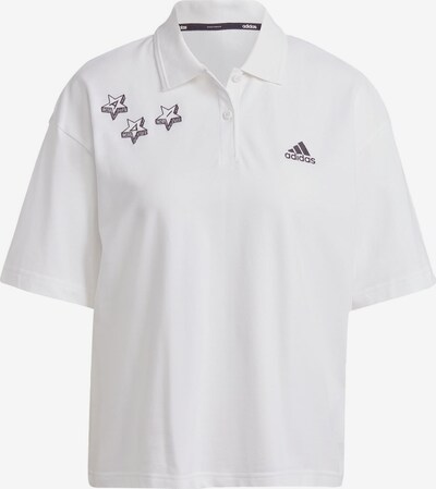 ADIDAS SPORTSWEAR Funksjonsskjorte 'Scribble Embroidery' i svart / hvit, Produktvisning