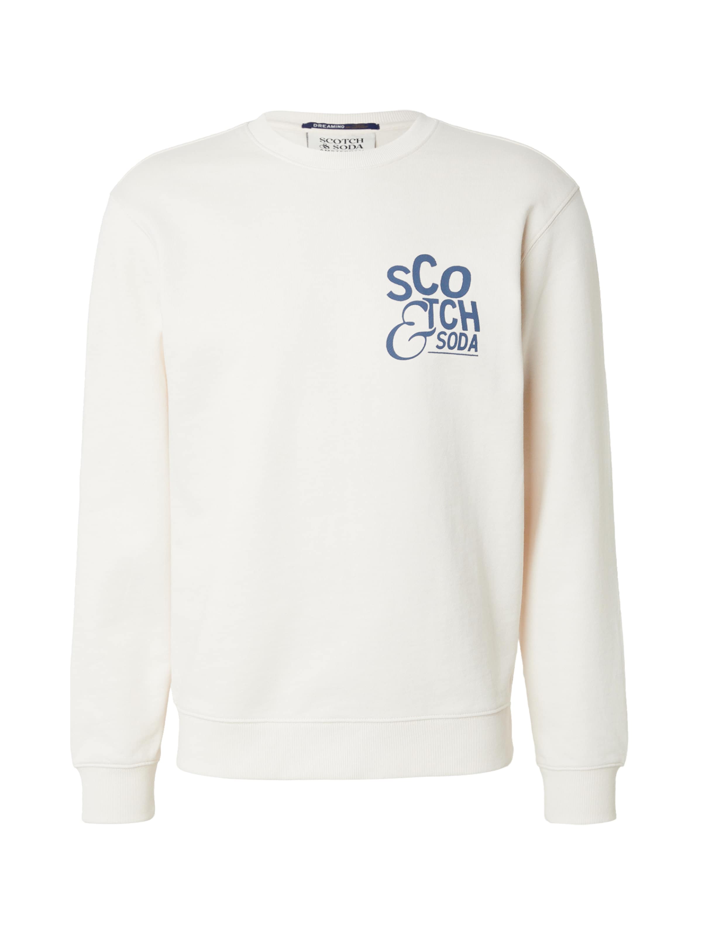 SCOTCH & SODA Sweatshirt in Beige: front