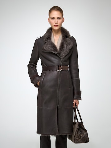 V S P Vinterfrakke 'Lyza' i brun