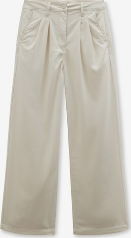 VANS Wide leg Trousers 'ALDER' in White: front
