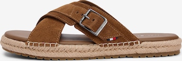 TOMMY HILFIGER Pantolette in Braun: Vorderseite