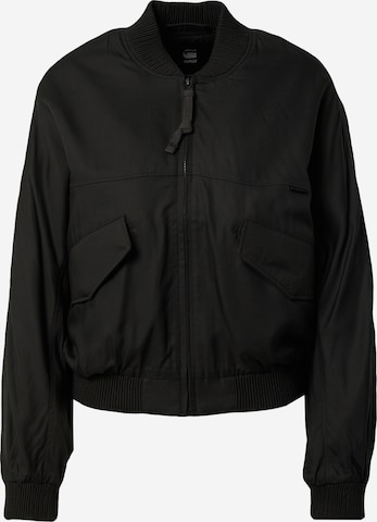 G-Star RAWPrijelazna jakna - crna boja: prednji dio
