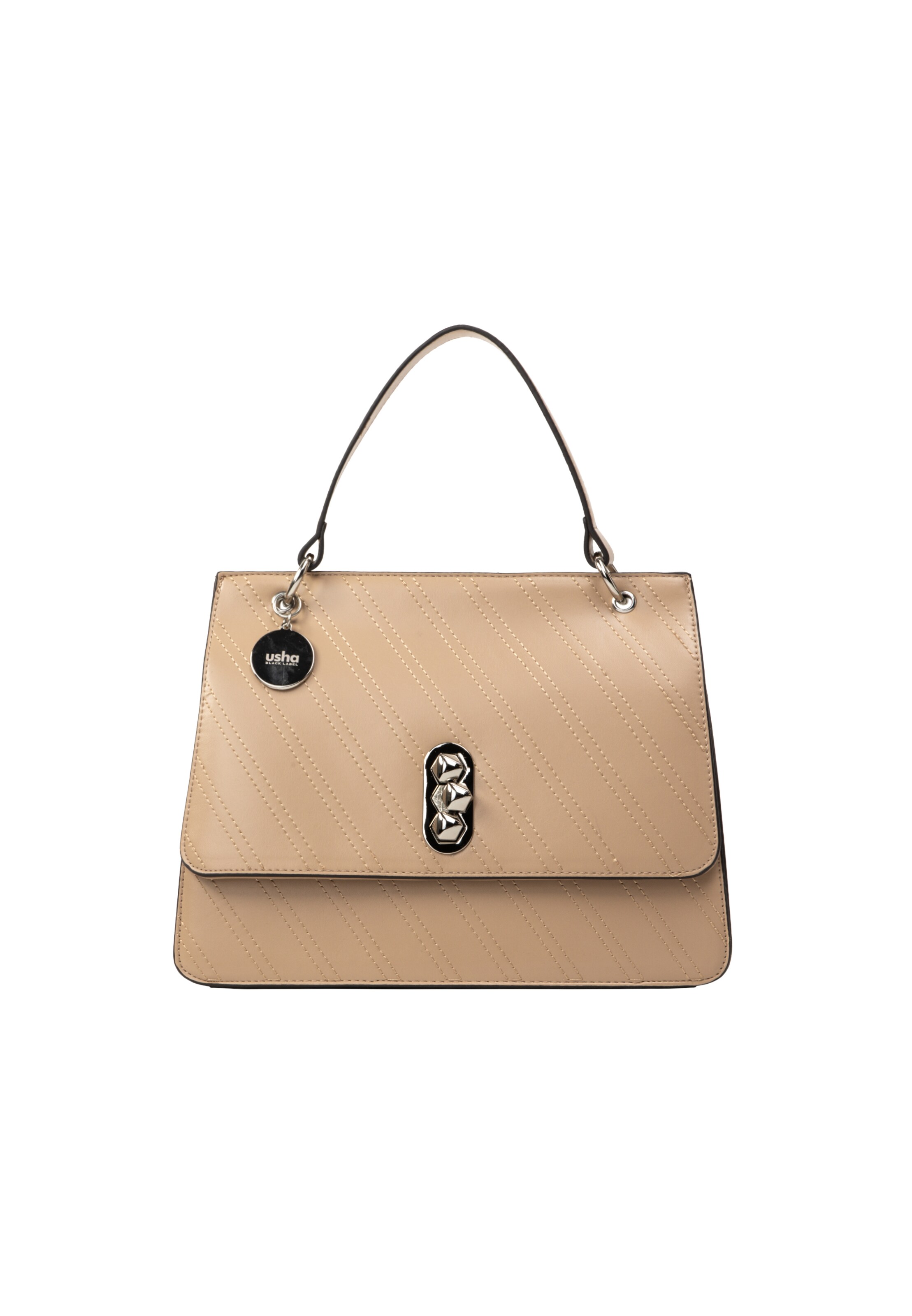 usha BLACK LABEL Handtas in Beige: voorkant